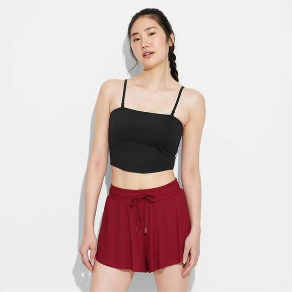 Joylab Women's Game Day Removable Strap Tube Top Black Size XS - Picture 1 of 7